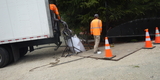 Purisima October 2024 Installing Liner at Tunitas Creek Rd culvert