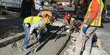 ADA Ramp Concrete pour at Wendy Wy & Valpariso November 2024